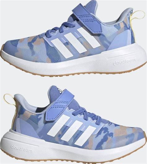 adidas schoen klittenband wit en blauw|adidas kinderschoenen.